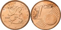 World Coins - Finland, Euro Cent, 2007, Vantaa, Copper Plated Steel, , KM:98