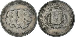 World Coins - Coin, Dominican Republic, 25 Centavos, 1986