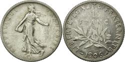World Coins - Coin, France, Semeuse, Franc, 1906, Paris, , Silver, Gadoury:467