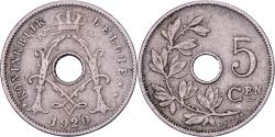 World Coins - Belgium, Albert I, 5 Centimes, 1920, Brussels, Copper-nickel, , KM:67