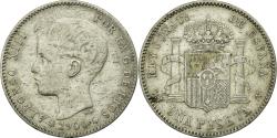 World Coins - Coin, Spain, Alfonso XIII, Peseta, 1900, , Silver, KM:706