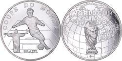 World Coins - France, Medal, World Cup, 1998, Brazil, , Silver