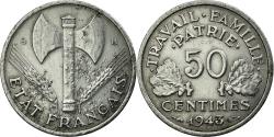 World Coins - Coin, France, Bazor, 50 Centimes, 1943, Beaumont le Roger, , Aluminum