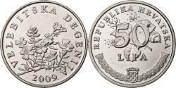 World Coins - Croatia, 50 Lipa, 2009, Nickel plated steel, , KM:8