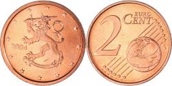 World Coins - Finland, 2 Euro Cent, 2004, , Copper Plated Steel, KM:99