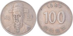 World Coins - Coin, Korea, 100 Won, 1989
