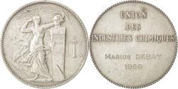 World Coins - France, Medal, The Fifth Republic, Business & industry, , Silver