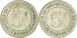 World Coins - Coin, France, Société de Consommation de l'Est, Troyes, 5 Francs,