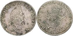 World Coins - France, Louis XIV, 1/2 Écu de Flandre aux insignes, 1701, Lille, reformed