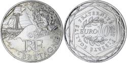 World Coins - France, 10 Euro, Bretagne, 2012, Paris, , Silver, KM:1866