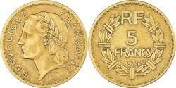 World Coins - Coin, France, Lavrillier, 5 Francs, 1945, Castelsarrasin,