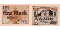 World Coins - Germany, Glashutte, 1 Mark, 1921-08-01, UNC(63)