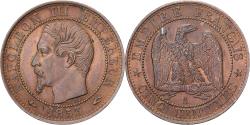 World Coins - France, Napoleon III, 5 Centimes, 1853, Paris, Bronze, , Gadoury:152