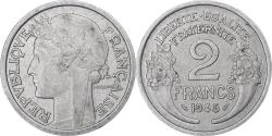 World Coins - France, 2 Francs, Morlon, 1945, Paris, Aluminum, , Gadoury:538a