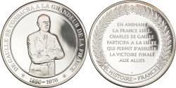 World Coins - France, Medal, De Gaulle se consacre à la grandeur de la France 1890 - 1970