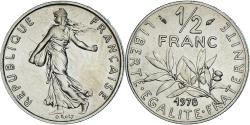 World Coins - Coin, France, Semeuse, 1/2 Franc, 1978, Paris, série FDC, , Nickel
