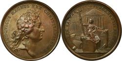World Coins - France, Medal, Louis XIV, 300 églises bâties, 1686, Copper, Mauger,