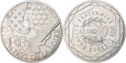 World Coins - France, 10 Euro, Pays de la Loire, 2010, MDP, Silver,