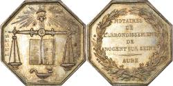 World Coins - France, Token, Notaires de l'Arrondissement de Nogent-sur-Seine, Pingret