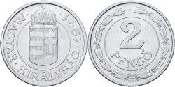 World Coins - Hungary, 2 Pengö, 1941, Aluminum, , KM:522.1