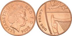 World Coins - Coin, Great Britain, Elizabeth II, Penny, 2014, , Copper Plated Steel
