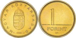 World Coins - Coin, Hungary, Forint, 1998, Budapest, , Nickel-brass, KM:692