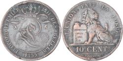 World Coins - Coin, Belgium, Leopold I, 10 Centimes, 1855, Brussels, , Copper, KM:2.1