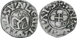 World Coins - France, Dauphiné, Évêché de Valence, Anonymous, Denier, 1100-1225, Valence