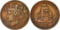 World Coins - France, Medal, Société des Sciences de l'Agriculture de Lille, 1866