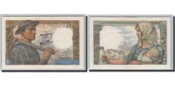 World Coins - Banknote, France, 10 Francs, 10 F 1941-1949 ''Mineur'', 1944, 1944-06-22