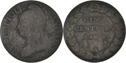 World Coins - Coin, France, Dupré, 5 Centimes, AN 5, Paris, , Bronze, KM:640.1