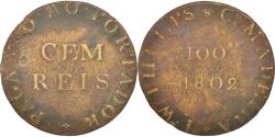 World Coins - Portugal, Token, Madeira, 100 Reis, 1802, , Copper