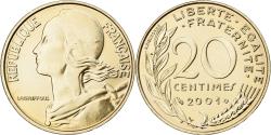 World Coins - France, 20 Centimes, Marianne, 2001, Paris, BU, Aluminum-Bronze,