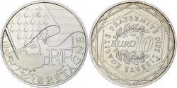 World Coins - France, 10 Euro, Bretagne, 2010, Silver, , KM:1648