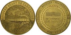 World Coins - France, Token, Cabrespine - Gouffre géant, 2019, Copper-nickel Aluminium, MDP