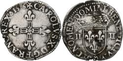 World Coins - France, Charles X, 1/4 Ecu, 1596, Dinan, Silver, , Gadoury:521