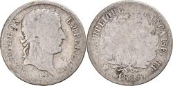 World Coins - Coin, France, Napoléon I, Franc, 1808, Strasbourg, , Silver, KM:682.3
