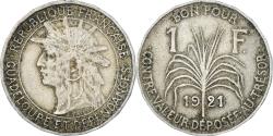 World Coins - Coin, Guadeloupe, 1 Franc, 1921