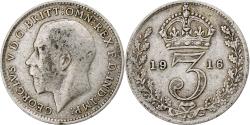 World Coins - Great Britain, George V, 3 Pence, 1916, , Silver, KM:813