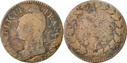 World Coins - Coin, France, Dupré, 5 Centimes, AN 5, Limoges, , Bronze, KM:640.7