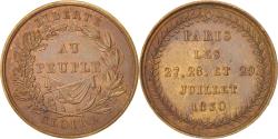 World Coins - France, Token, Gloire au peuple, 1830, , Copper