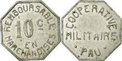 World Coins - Coin, France, Coopérative Militaire, Pau, 10 Centimes, , Aluminium