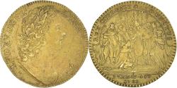 World Coins - France, Token, Royal, Louis XV, Sacre de Reims, 1722, , Brass
