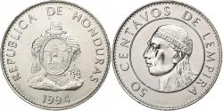 World Coins - Honduras, 50 Centavos, 1994, Nickel plated steel, , KM:84a.1