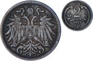 World Coins - Coin, Austria, Franz Joseph I, 2 Heller, 1910, , Bronze, KM:2801