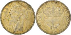 World Coins - Belgium, 20 Francs, 20 Frank, 1935, , Silver, KM:105
