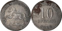 World Coins - Coin, Germany, Hertzogtum Braunschweig, 10 Pfennig, 1918, , Iron