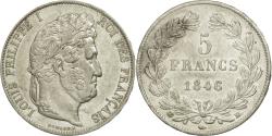 World Coins - Coin, France, Louis-Philippe, 5 Francs, 1846, Strasbourg, , Silver