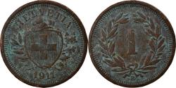 World Coins - Coin, Switzerland, Rappen, 1911, Bern, , Bronze, KM:3.2