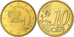 World Coins - Cyprus, 10 Euro Cent, 2009, Nordic gold, , KM:81